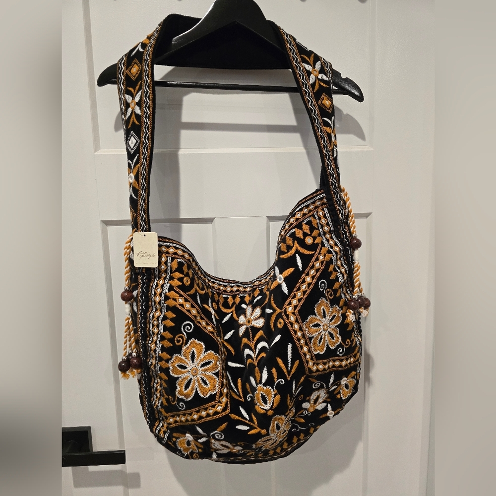 Free People Embroidered Bag